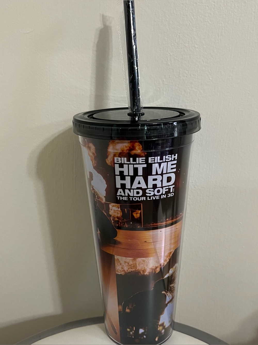 Billie Eilish movie tumbler cup